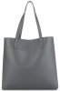 Kožené kabelka shopper bag Vittoria Gotti šedá V694150